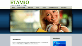 What Etamio.de website looked like in 2020 (3 years ago)