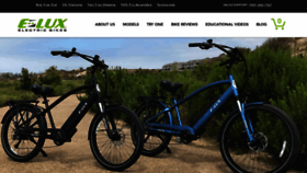 What Eluxbikes.com website looked like in 2020 (3 years ago)