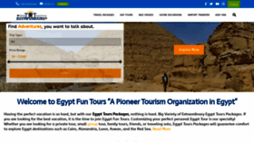 What Egyptfuntours.com website looked like in 2020 (3 years ago)