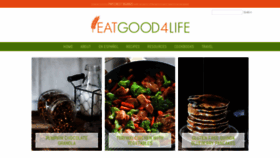 What Eatgood4life.com website looked like in 2020 (3 years ago)
