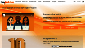 What Easywebshop.be website looked like in 2020 (3 years ago)
