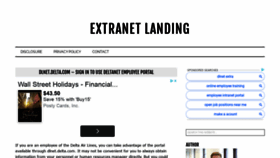 What Extranetlanding.org website looked like in 2020 (3 years ago)