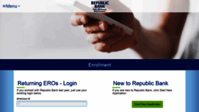 What Enrollment.republicrefund.com website looked like in 2020 (3 years ago)