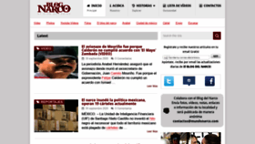 What Elblogdelnarco.org website looked like in 2020 (3 years ago)