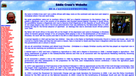 What Eddiecross.africanherd.com website looked like in 2020 (3 years ago)