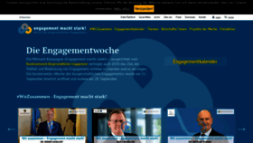 What Engagement-macht-stark.de website looked like in 2020 (5 years ago)