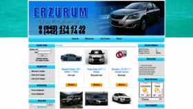 What Erzurumotokiralama.com.tr website looked like in 2020 (3 years ago)