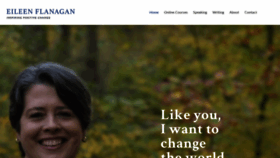 What Eileenflanagan.com website looked like in 2020 (3 years ago)