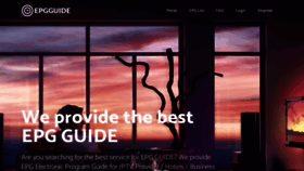 What Epgguide.net website looked like in 2020 (4 years ago)