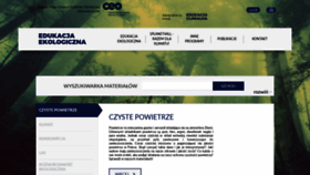 What Ekologia.ceo.org.pl website looked like in 2020 (3 years ago)