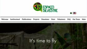 What Espacosilvestre.org.br website looked like in 2020 (3 years ago)