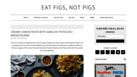 What Eatfigsnotpigs.com website looked like in 2020 (3 years ago)