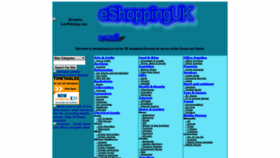 What Eshoppinguk.co.uk website looked like in 2020 (3 years ago)