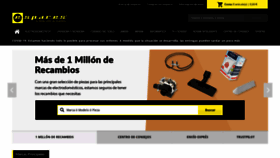 What Espares.es website looked like in 2020 (3 years ago)