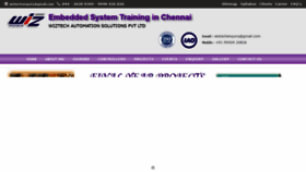 What Embeddedtraining.co.in website looked like in 2020 (3 years ago)