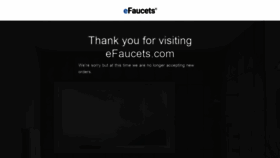 What Efaucets.com website looked like in 2020 (3 years ago)