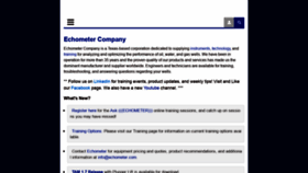 What Echometer.com website looked like in 2020 (3 years ago)