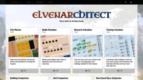 What Elvenarchitect.com website looked like in 2020 (3 years ago)