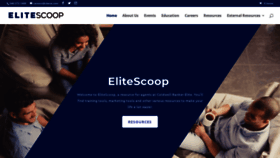 What Elitescoop.com website looked like in 2020 (3 years ago)