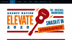 What Elevateconference.com website looked like in 2020 (3 years ago)