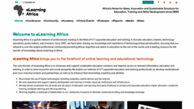 What Elearning-africa.com website looked like in 2020 (3 years ago)