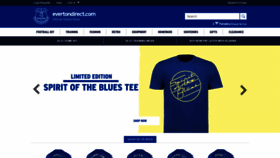 What Evertondirect.evertonfc.com website looked like in 2020 (3 years ago)
