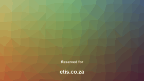 What Etis.co.za website looked like in 2020 (3 years ago)