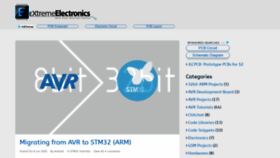 What Extremeelectronics.co.in website looked like in 2020 (3 years ago)