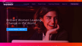 What Emergingwomen.com website looked like in 2020 (3 years ago)
