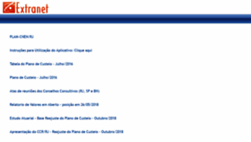 What Extranet.cnen.gov.br website looked like in 2020 (3 years ago)