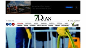 What Extremadura7dias.com website looked like in 2020 (3 years ago)
