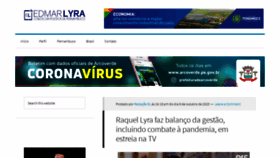 What Edmarlyra.com website looked like in 2020 (3 years ago)