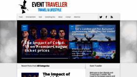 What Event-traveller.com website looked like in 2020 (3 years ago)