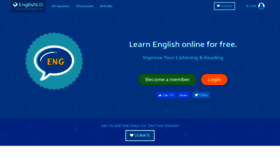 What Englishld.com website looked like in 2020 (3 years ago)