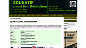 What Edukatif.org website looked like in 2020 (3 years ago)