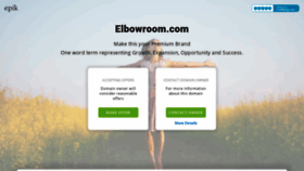 What Elbowroom.com website looked like in 2020 (3 years ago)