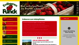 What Erdbeerenfunck.de website looked like in 2020 (4 years ago)