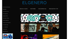 What Elgenero.com website looked like in 2020 (3 years ago)