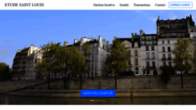 What Etude-saint-louis.com website looked like in 2020 (3 years ago)