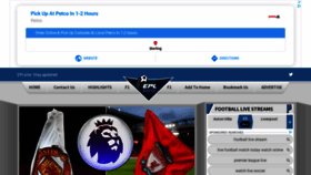 What Eplsite.soccer website looked like in 2020 (3 years ago)