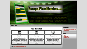 What Europe-fixedmatches.com website looked like in 2020 (3 years ago)