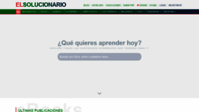 What Elsolucionario.org website looked like in 2020 (3 years ago)
