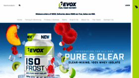 What Evox.co.za website looked like in 2020 (3 years ago)