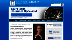 What Erikseninsurance.com website looked like in 2020 (3 years ago)