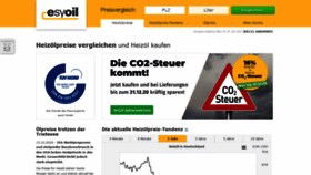 What Easyoil.de website looked like in 2020 (3 years ago)