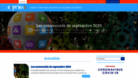 What E-primo.fr website looked like in 2020 (3 years ago)