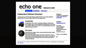What Echoone.com website looked like in 2020 (3 years ago)