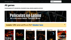 What Elamigos-games.com website looked like in 2020 (3 years ago)