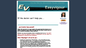 What Easyvigour.net.nz website looked like in 2020 (3 years ago)