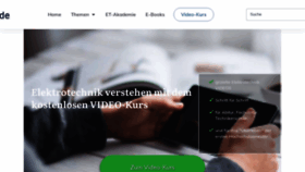 What Et-tutorials.de website looked like in 2020 (4 years ago)